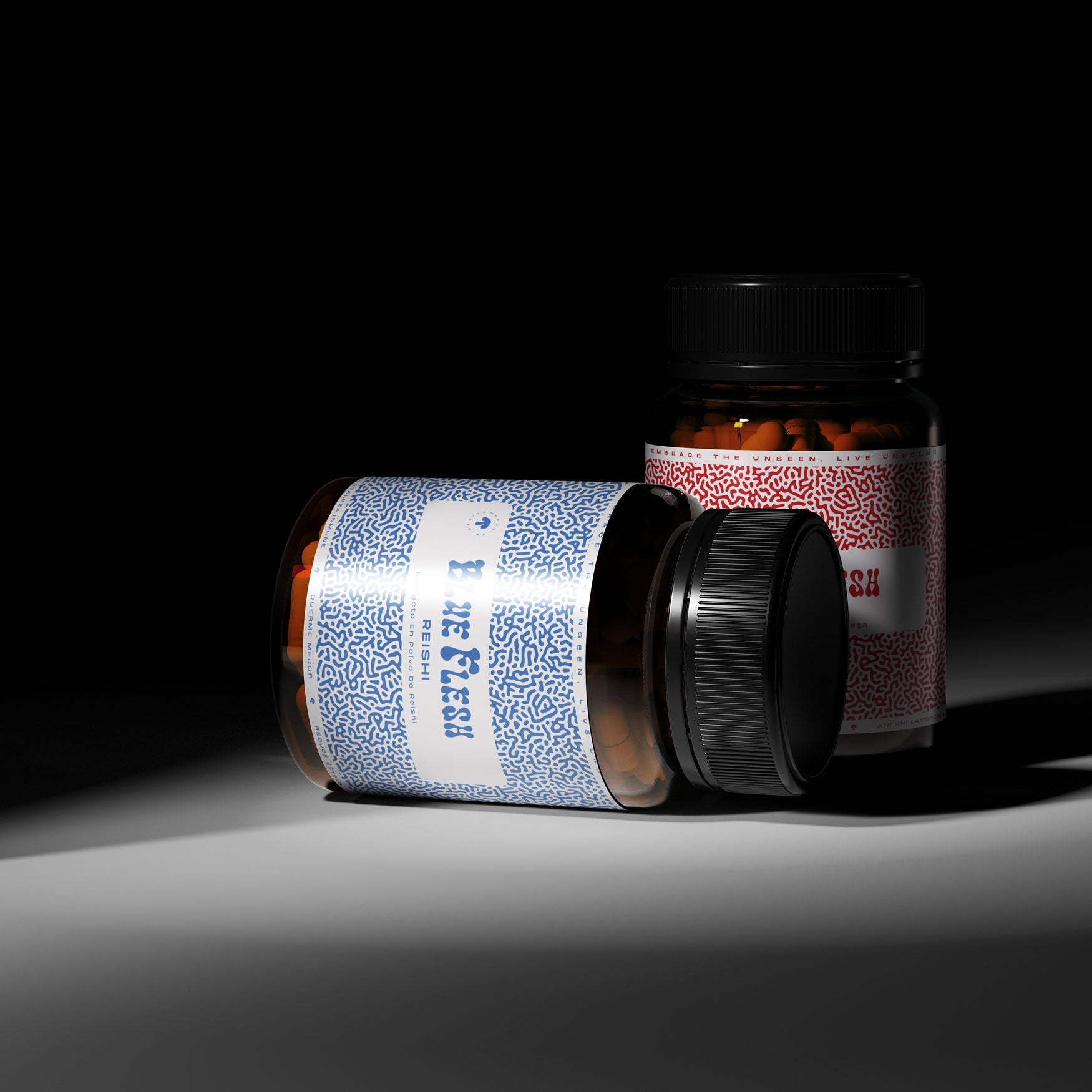 Anti-ox capsule kit - Chaga y Reish - Blue Flesh
