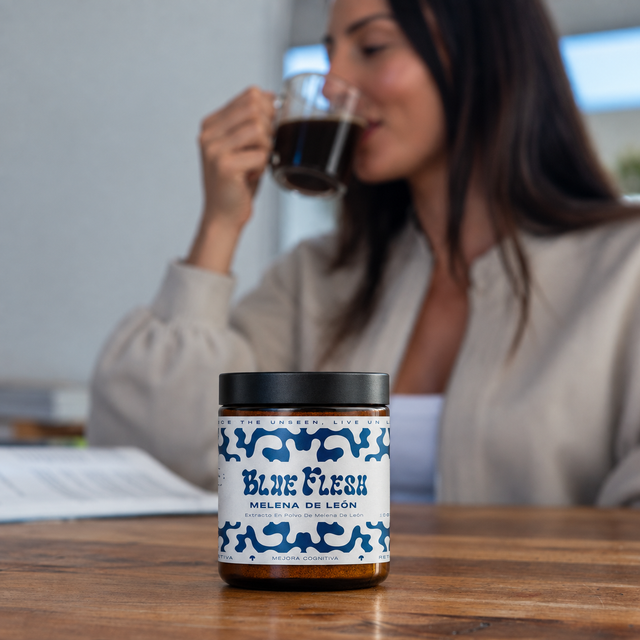Disfruta tu ritual: Melena de León: extracto en polvo 100 g o 60 cápsulas Blue Flesh en polvo