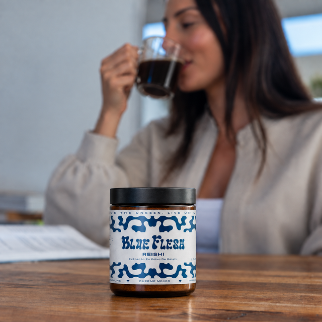 Disfruta tu ritual: Reishi: extracto en polvo 100 g o 60 cápsulas Blue Flesh en polvo