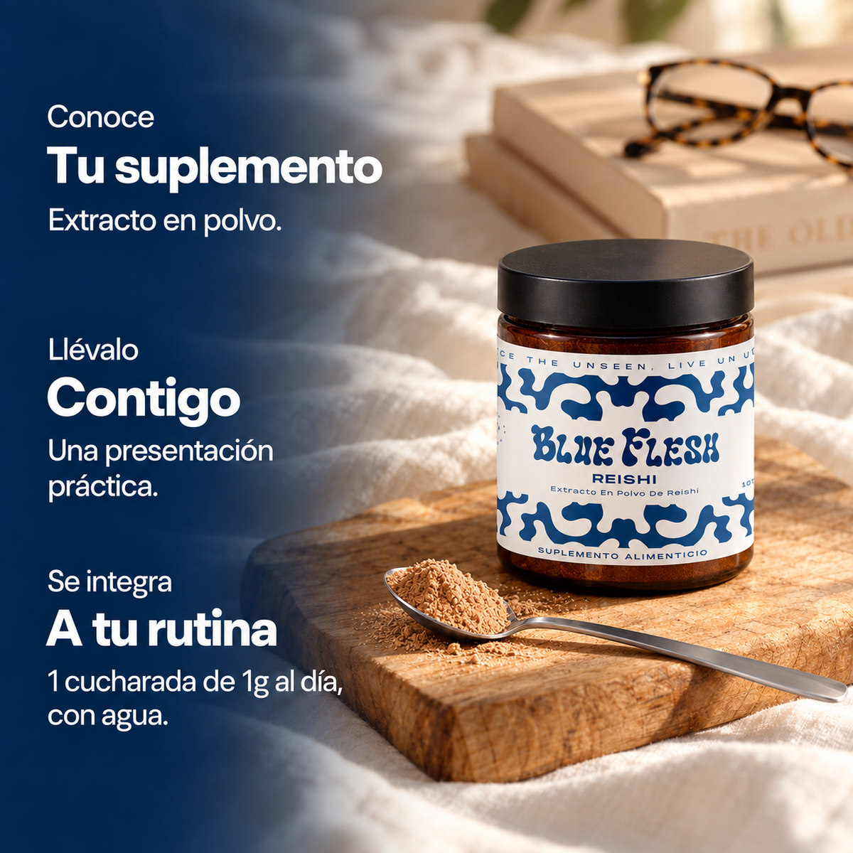 Reishi: extracto en polvo 100 g o 60 cápsulas