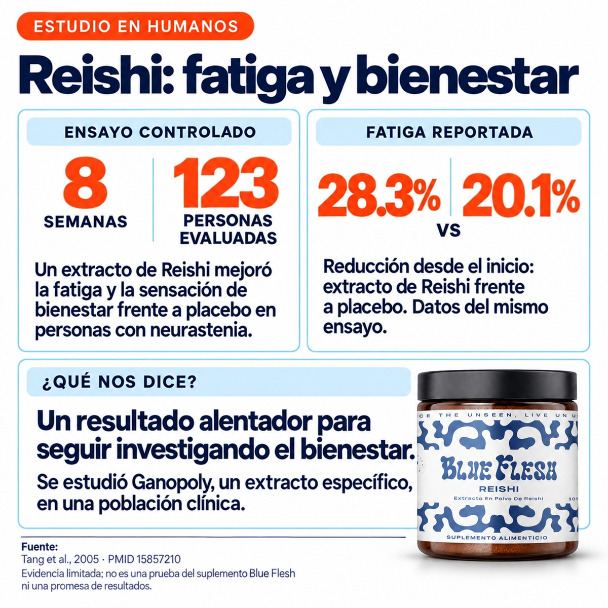 Reishi: extracto en polvo 100 g o 60 cápsulas