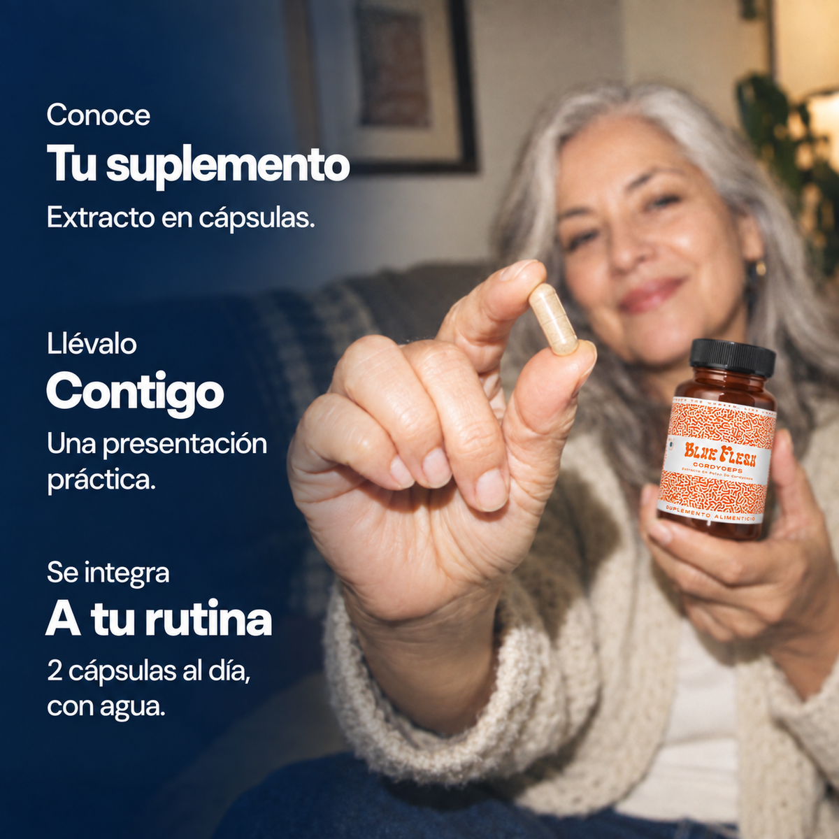 Cordyceps militaris: extracto en polvo 100 g o 60 cápsulas