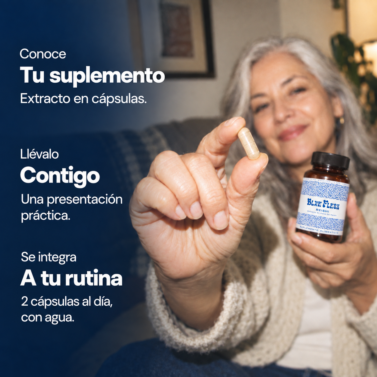 Reishi: extracto en polvo 100 g o 60 cápsulas