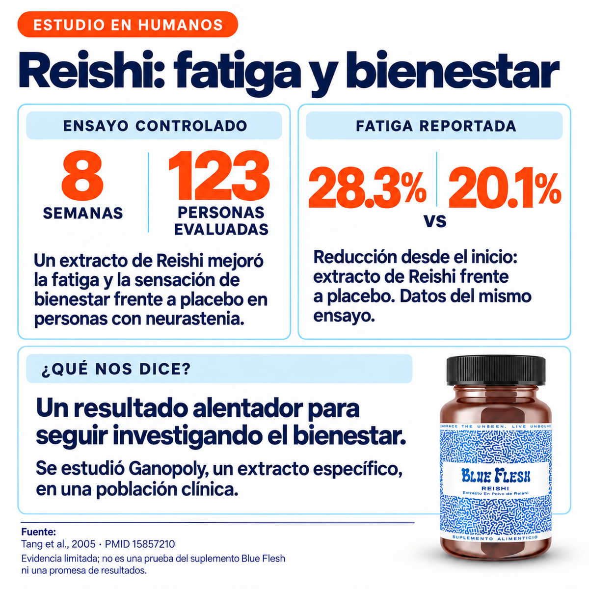 Reishi: extracto en polvo 100 g o 60 cápsulas