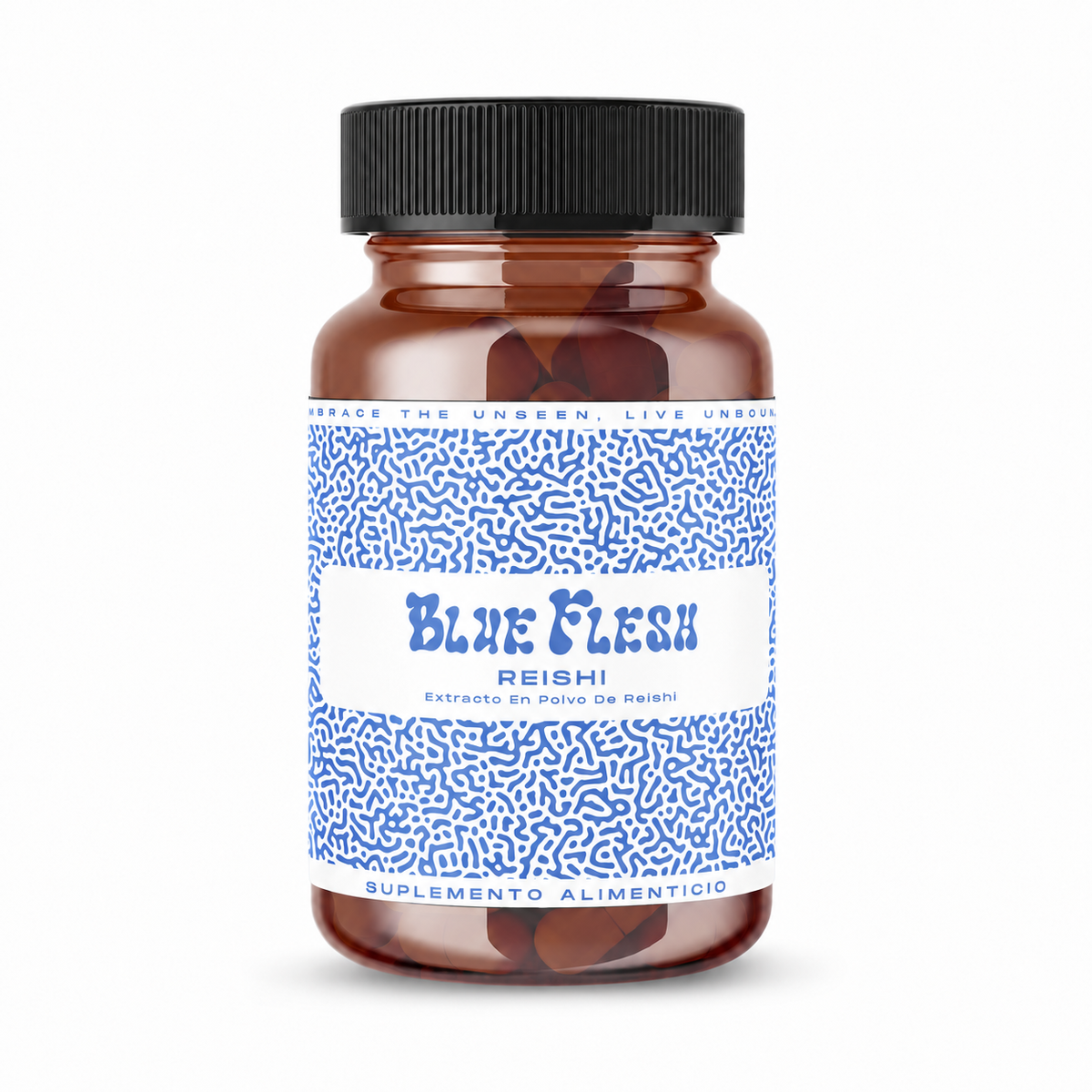 Reishi: extracto en polvo 100 g o 60 cápsulas | Blue Flesh